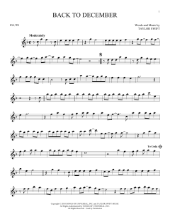 Back To December von Taylor Swift (Download) 