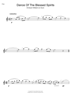 Dance Of The Blessed Spirits von Christoph Willibald Gluck (Download) 