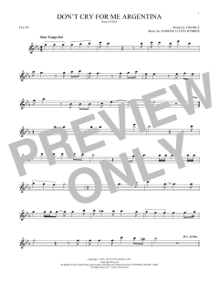 Don't Cry For Me Argentina von Madonna (Download) 