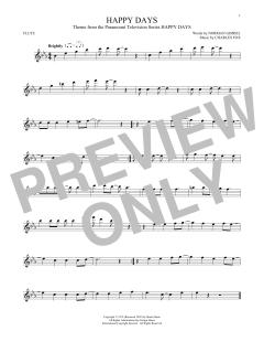 Happy Days von Charles Fox (Download) 