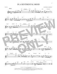 In A Sentimental Mood von Duke Ellington (Download) 