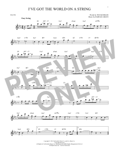 I've Got The World On A String von Dick Hyman (Download) 