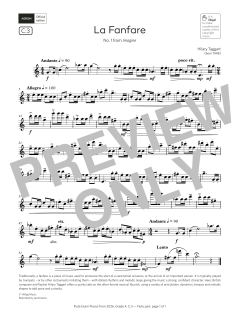 La Fanfare von Hilary Taggart (Download) 