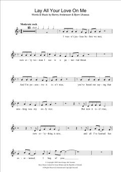 Lay All Your Love On Me von ABBA (Download) 