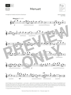 Menuet von Jeanne Danglas (Download) 