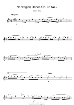 Norwegian Dance No. 2 Op. 35 von Edvard Grieg (Download) 