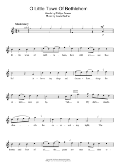 O Little Town Of Bethlehem von Traditional (Download) 
