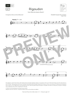 Rigaudon von Elisabeth Jacquet de La Guerre (Download) 
