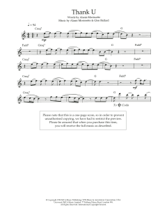 Thank U von Alanis Morissette (Download) 
