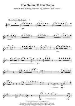 The Name Of The Game von ABBA (Download) 