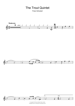 Theme From The Trout Quintet von Franz Schubert (Download) 