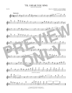 'Til I Hear You Sing von Glenn Slater (Download) 