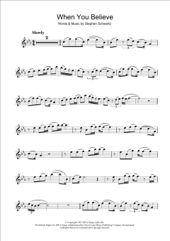 When You Believe von Stephen Schwartz (Download) 