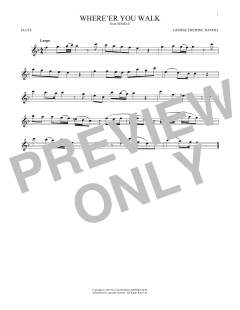 Where E'er You Walk von Georg Friedrich Händel (Download) 