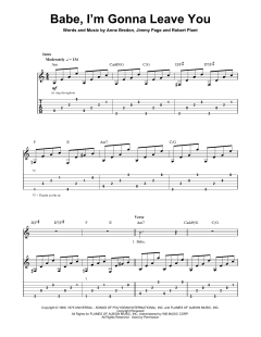 Babe, I'm Gonna Leave You von Great White (Download) 