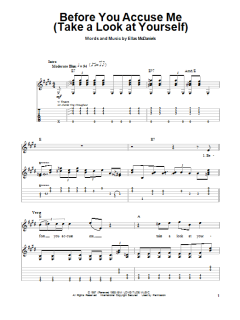 Before You Accuse Me von Eric Clapton (Download) 