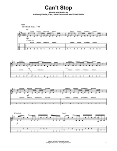 Can't Stop von Red Hot Chili Peppers (Download) 