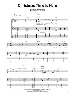 Christmas Time Is Here von Lee Mendelson (Download) 