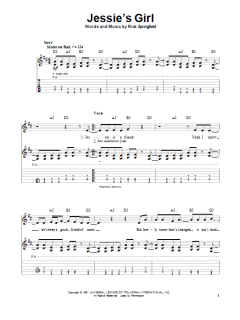 Jessie's Girl von Rick Springfield (Download) 
