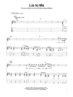 Lie To Me von Jonny Lang (Download) 