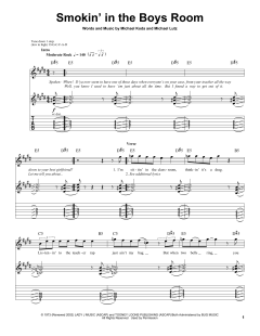 Smokin' In The Boys Room von Motley Crue (Download) 