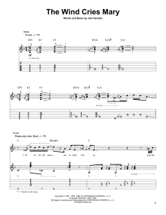 The Wind Cries Mary von Jimi Hendrix (Download) 