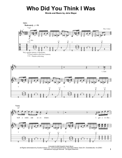 Who Did You Think I Was von John Mayer (Download) 