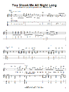 You Shook Me All Night Long von Brian Johnson (Download) 
