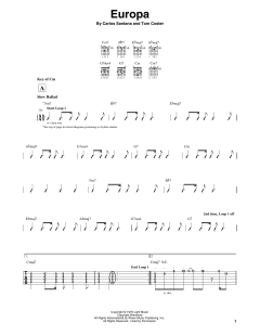 Europa von Carlos Santana (Download) 