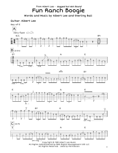 Fun Ranch Boogie von Albert Lee (Download) 