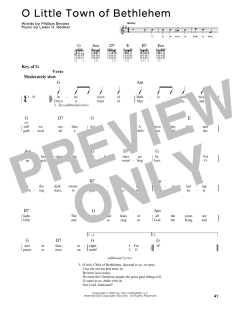 O Little Town Of Bethlehem von Lewis H. Redner (Download) 