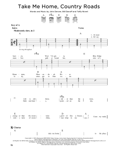 Take Me Home, Country Roads von John Denver (Download) 