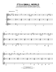 It's A Small World von Robert Bernard Sherman (Download) 