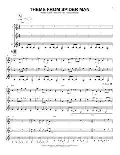 Theme From Spider-Man von Paul Francis Webster (Download) 