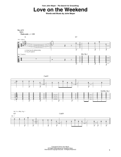 Love On The Weekend von John Mayer (Download) 