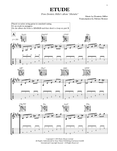 Étude von Dominic Miller (Download) 