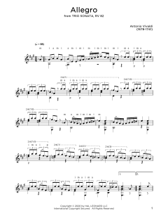 Allegro von Antonio Vivaldi (Download) 