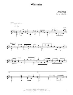 Almain von Henry Purcell (Download) 