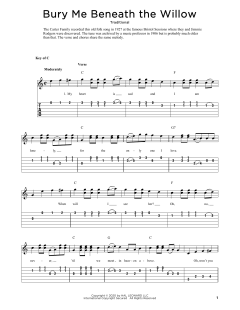 Bury Me Beneath The Willow von Traditional (Download) 