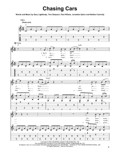 Chasing Cars von Snow Patrol (Download) 