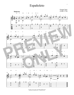 Espanoleta von Gaspar Sanz (Download) 