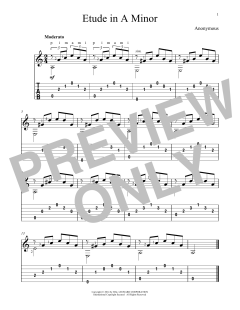 Etude In A Minor (Download) 