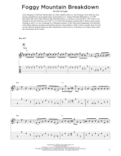 Foggy Mountain Breakdown von Earl Scruggs (Download) 