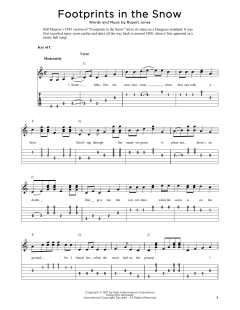 Footprints In The Snow von Bill Monroe (Download) 