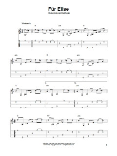Fur Elise von Ludwig van Beethoven (Download) 