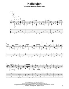 Hallelujah von Leonard Cohen (Download) 