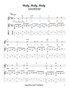 Holy, Holy, Holy! Lord God Almighty von Reginald Heber (Download) 