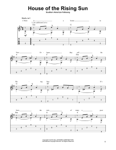 House Of The Rising Sun von Southern American Folksong (Download) 