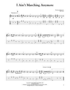 I Ain't Marching Anymore von Phil Ochs (Download) 