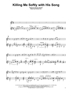Killing Me Softly With His Song von Roberta Flack (Download) 
